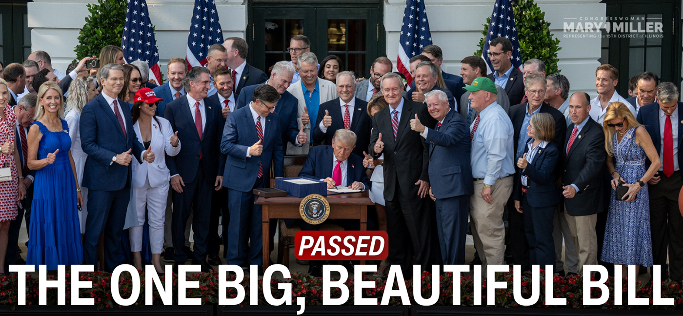 Trump Signing the Bill