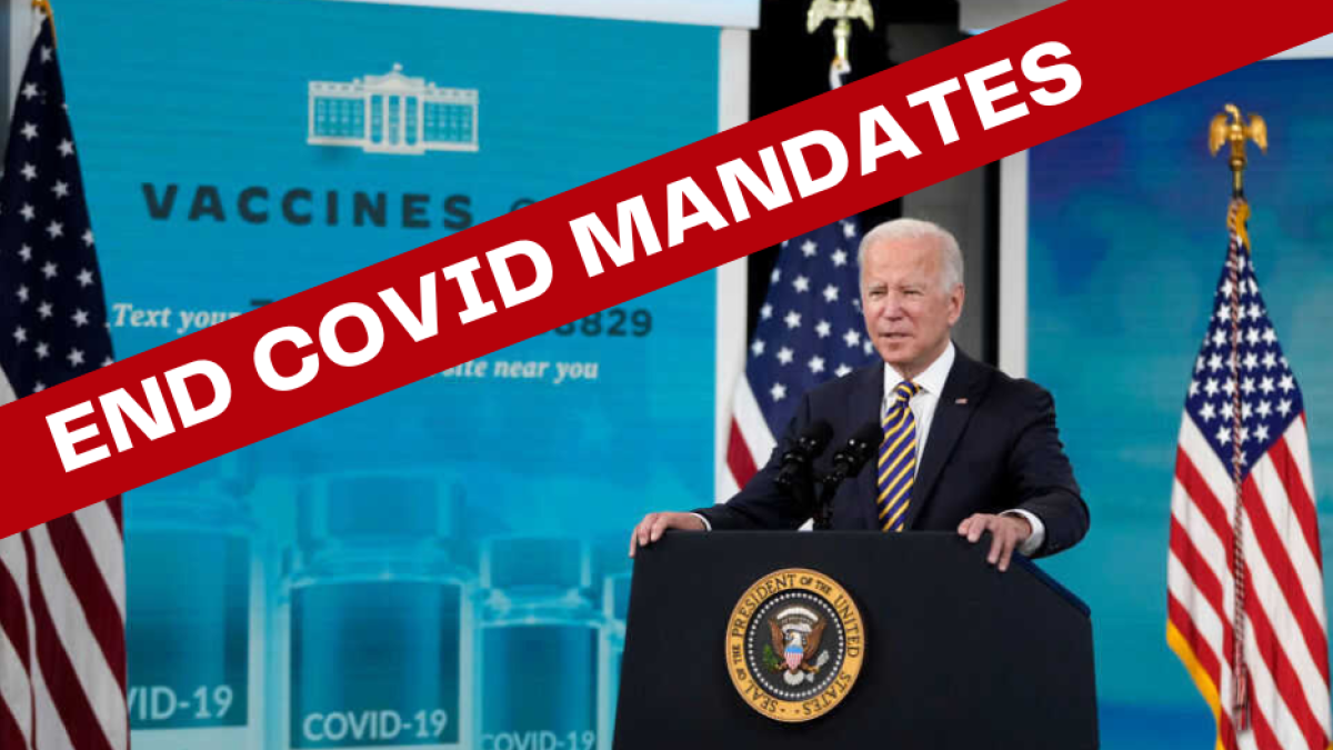END COVID MANDATES