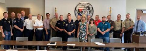 The member and law enforcement in a board room